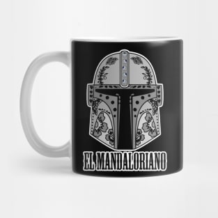 Sugar Skull Steel Helmet Mug